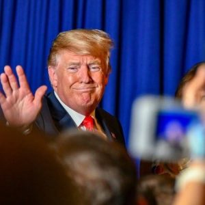 President Trump makes remarks at the U.S. Embassy Buenos Aires meet and greet

More:

 President Donald Trump conducts a meet and greet with the staff and families of US Embassy Buenos Aires along with Secretary Michael R. Pompeo in Argentina, 30 November 2018. [State Department photo/ Public Domain]. Original public domain image from Flickr